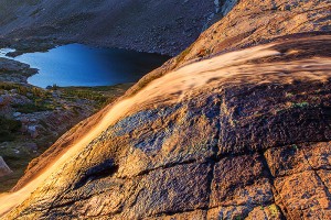 The view of Columbine Falls looking towards the south is also impressive. Columbine Falls dives over the ledge which beautiful Peacock Pool glows a dark shade of blue far below. Technical Details: Canon EOS 5D Mark III, 24-105mm F4 IS