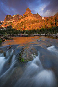 I could not have asked for better lighting this morning at Odessa Lake as the Little Matterhorn welcomes the sun. Technical Details: Canon EOS 5D Mark III, 16-35mm F4 IS L 