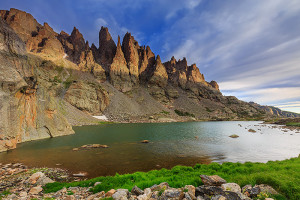 While I was unable to get to Sky Pond for sunrise, the lighting remained good enough for a few short moments when I finally did make my way to the lake. Technical Details: Canon EOS 5D Mark III, 16-35mm F4 IS L 