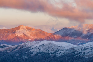 Rare and beautiful all at the same time. A fresh August 19th snowstorm coats the Never Summer Range in Rocky Mountain National Park. Technical Details: Sigma C 150-600mm F5.6-6.3 DG OS HSM lens. 