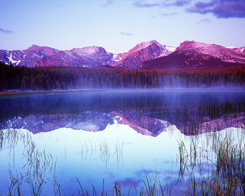 Misty Morning at Bierstadt Lake