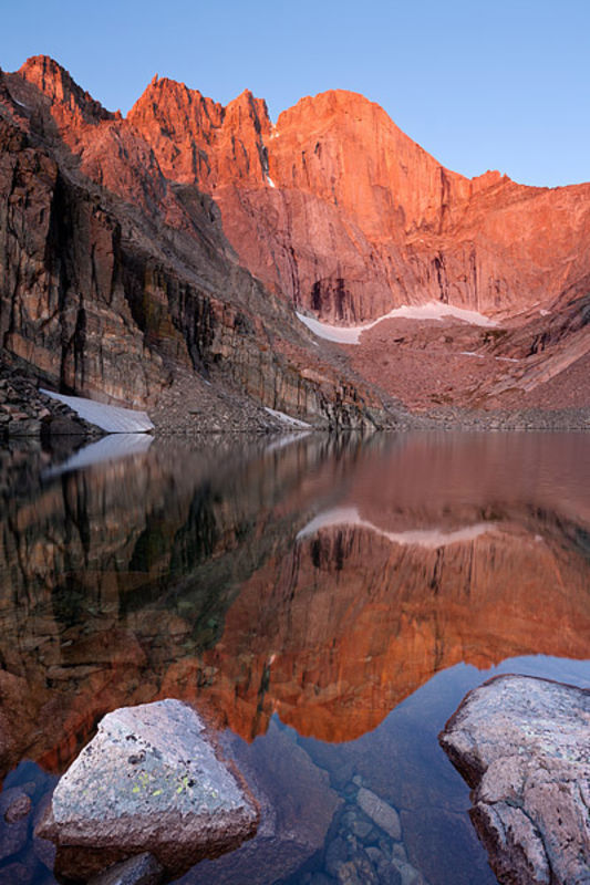 Longs Peak From Chasm Lake