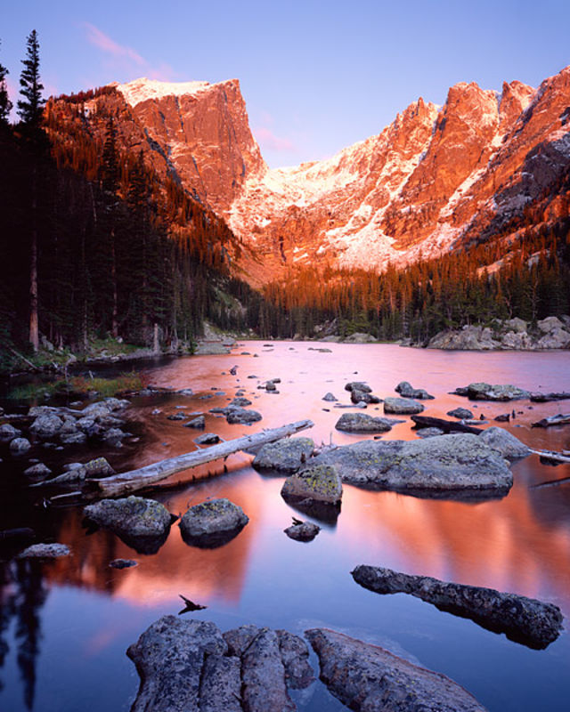 First Light at Dream Lake