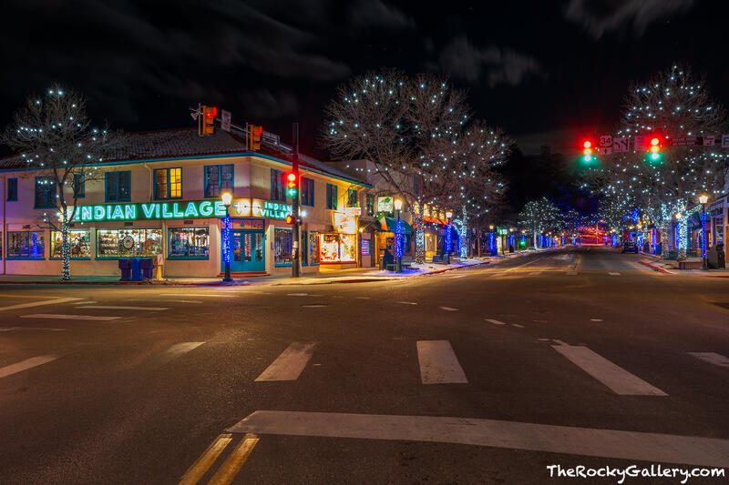 Winter Night At Elkhorn Ave And Moraine 