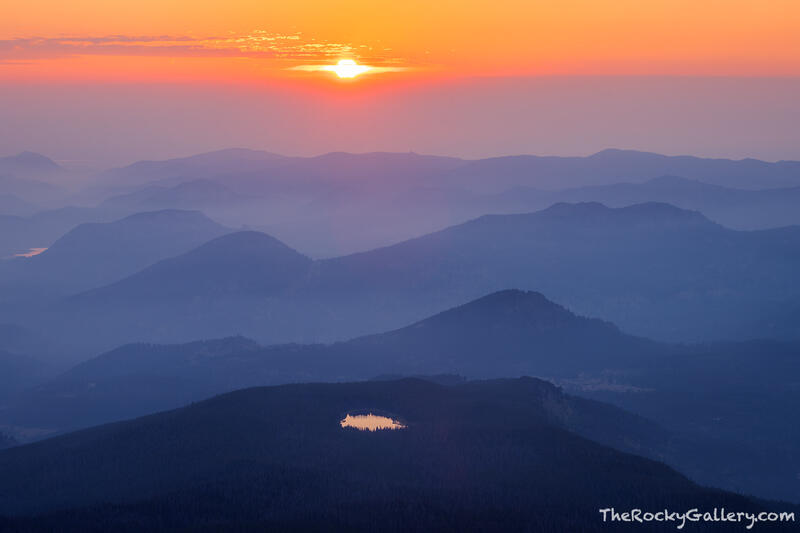 Bierstadt Lake From Flattop Mountain