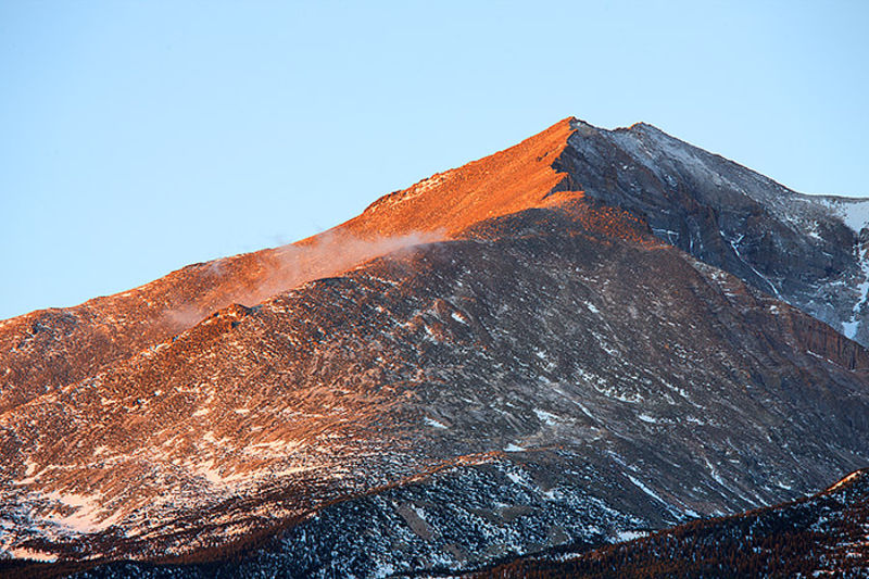 Daybreak On Mount Meeker 