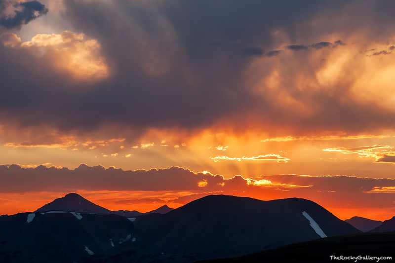 Sunset Over Specimen Mountain 
