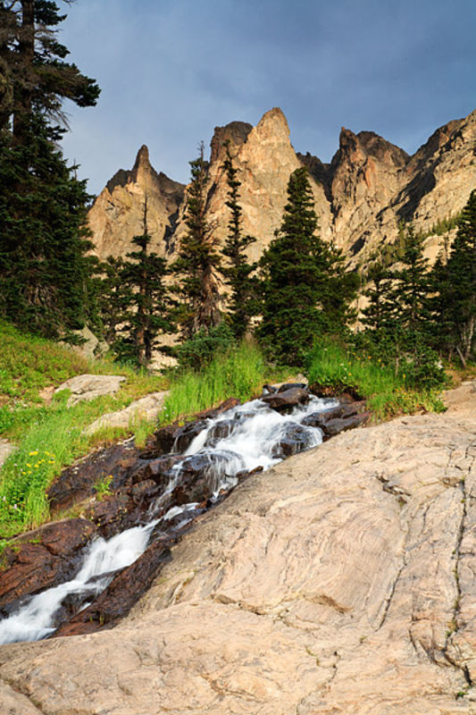 Tyndall Falls and Flattop Mountain