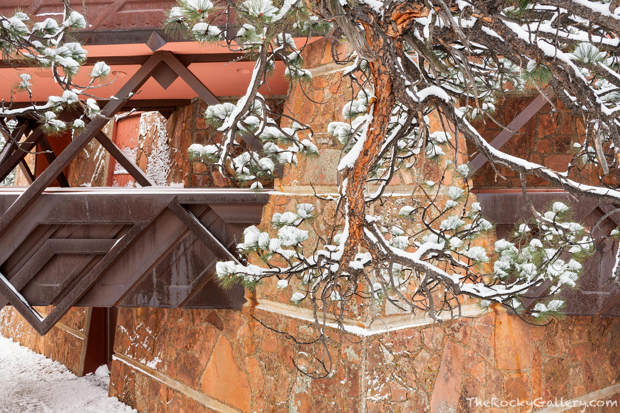 The Beaver Meadows Visitor Center on the east side of Rocky Mountain National Park is both a unique and beautiful piece of architecture...