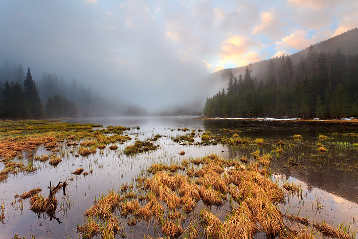 This was one of those clasic Rocky Mountain National Park mornings for photography. When I parked my vehicle at the trailhead...