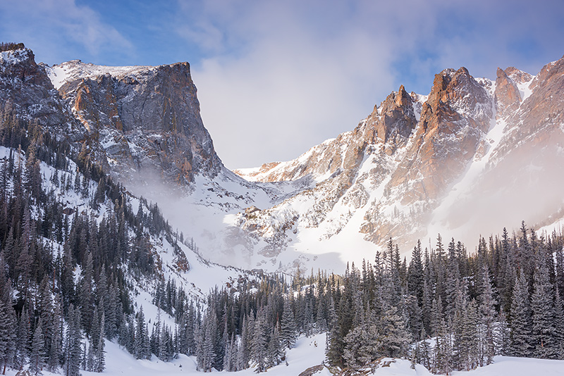 What started out as a cold snowy January morning quickly transformed into a beautiful albeit brief and sunny morning at Dream...
