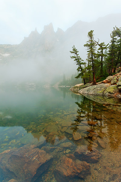 These are my favorite weather conditions to photograph in. Most summer days in Rocky Mountain National Park arrive full of sun...