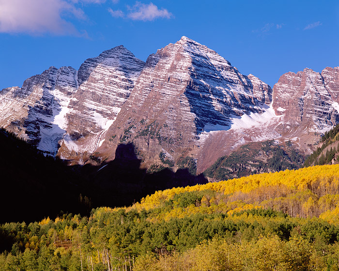 Sunrise on the Maroon Bells. One of Colorado's most iconic locations lives up to its reputation this fall morning.