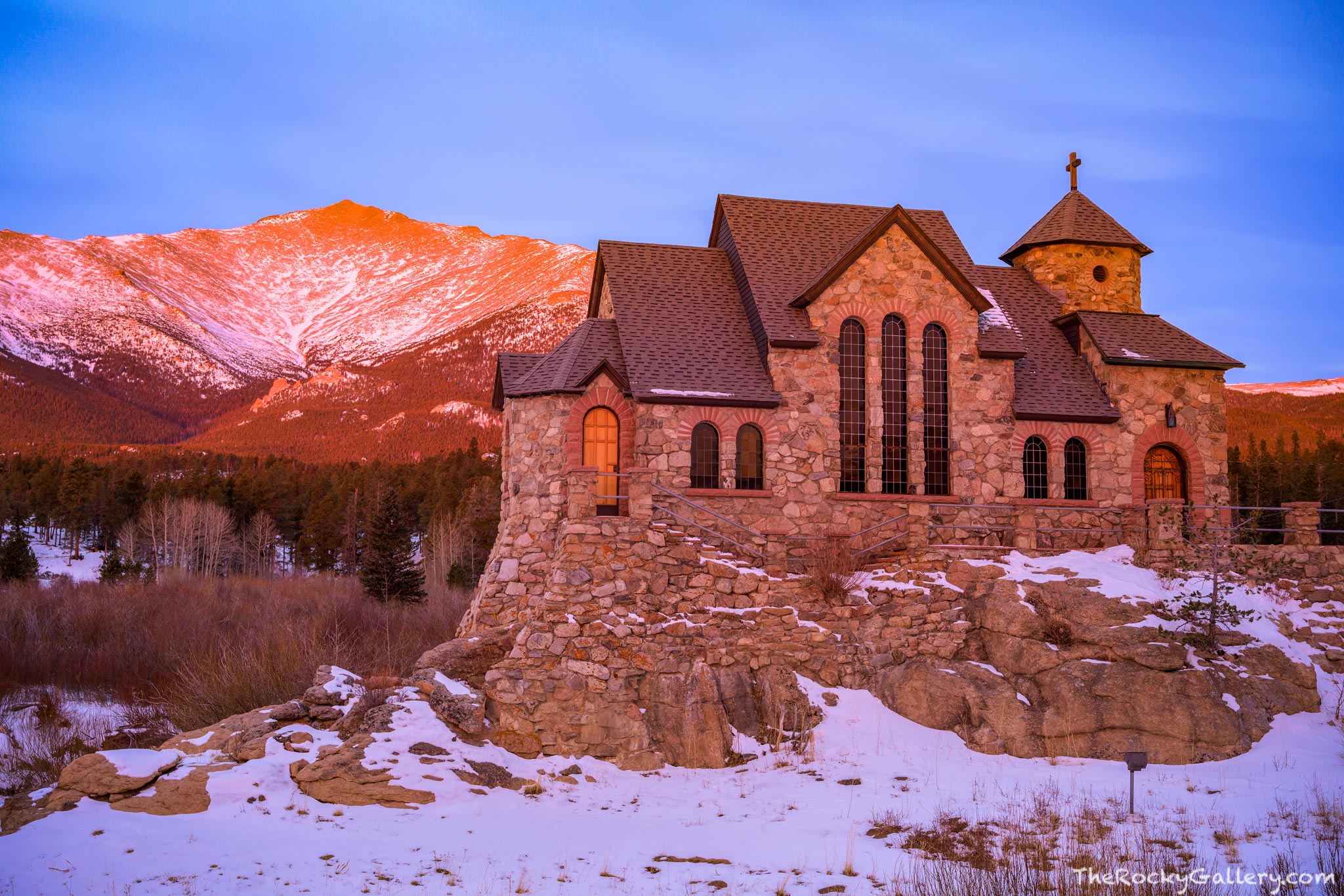 Located just outside the eastern border of Rocky Mountain National Park, Saint Catherines Chapel On The Rock is a must see for...