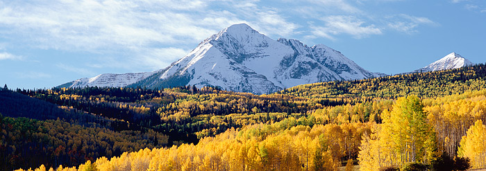 Fall is in full swing just outside of Telluride, Colorado. Wilson Mesa and Silver Pick road are a just outside the beautiful...